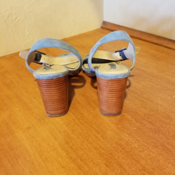 Frye blue leather sandals size 8 - Picture 4 of 5